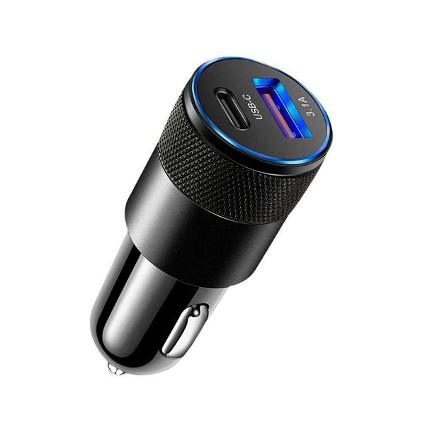 USB Fast Car Charger Type C Quick Charge Phone Adapter For iPhone